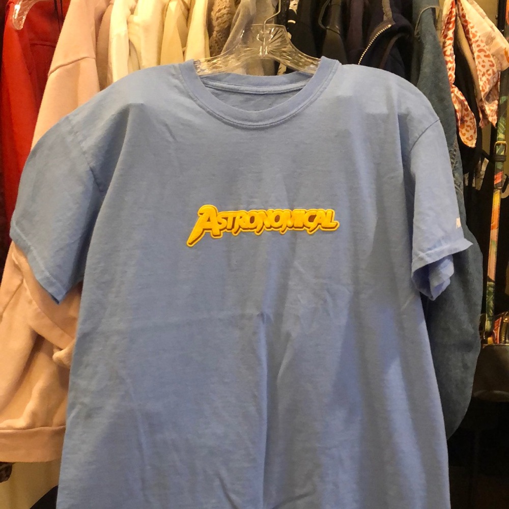 Travis Scott x Fortnite blue tee